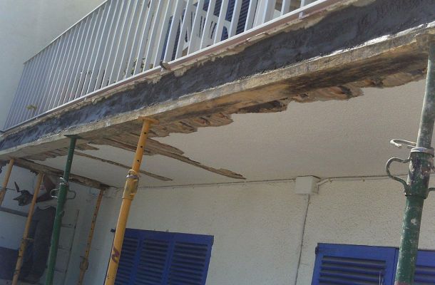REPARACIÓN ALEROS, CORNISAS Y VOLADIZOS HORMIGÓN